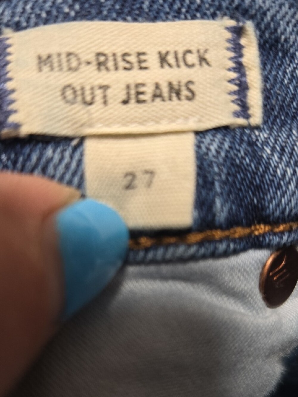 Madewell Mid-rise Kick Out Jeans 27 - Picture 4 of 7